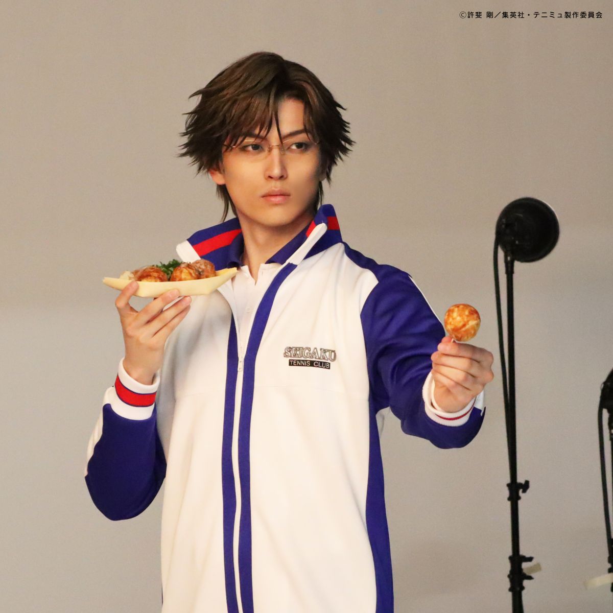 青学 手塚国光くんのたこやきショットをお届け🐙