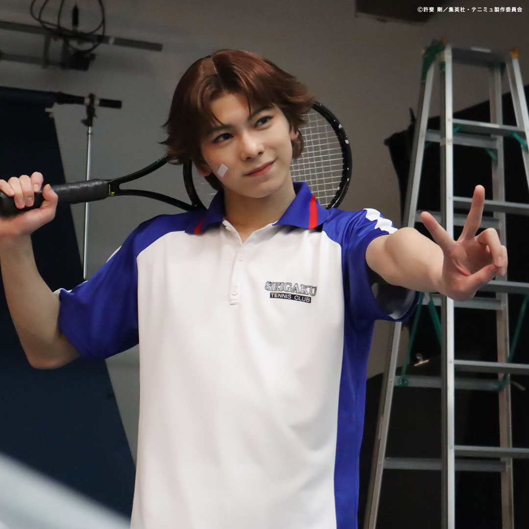 青学 菊丸英二 役 長嶺龍汰くん！