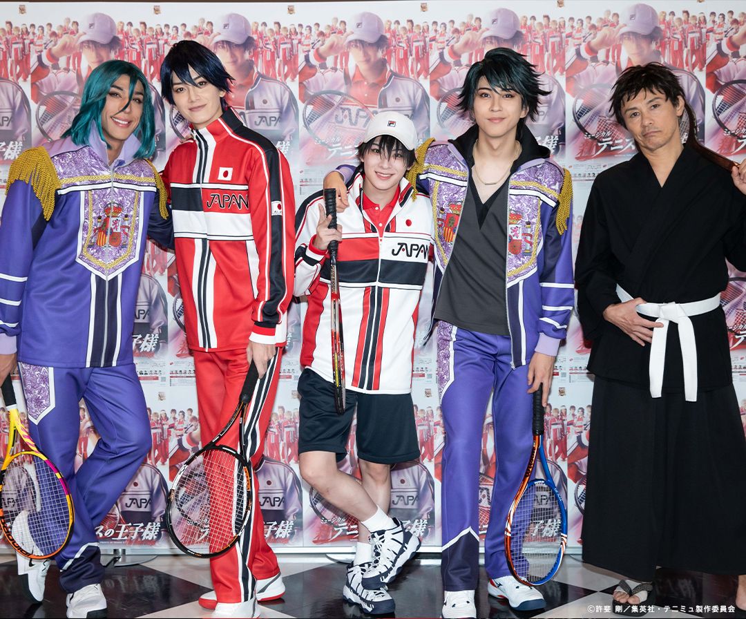 ミュージカル『新テニスの王子様』The Final Stage、会見時のオフショットを更新✨
