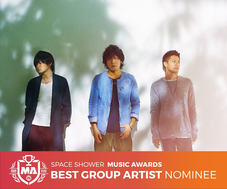 SPACE SHOWER MUSIC AWARDS 2016【BEST GROUP ARTIST】にback numberがノミネート！