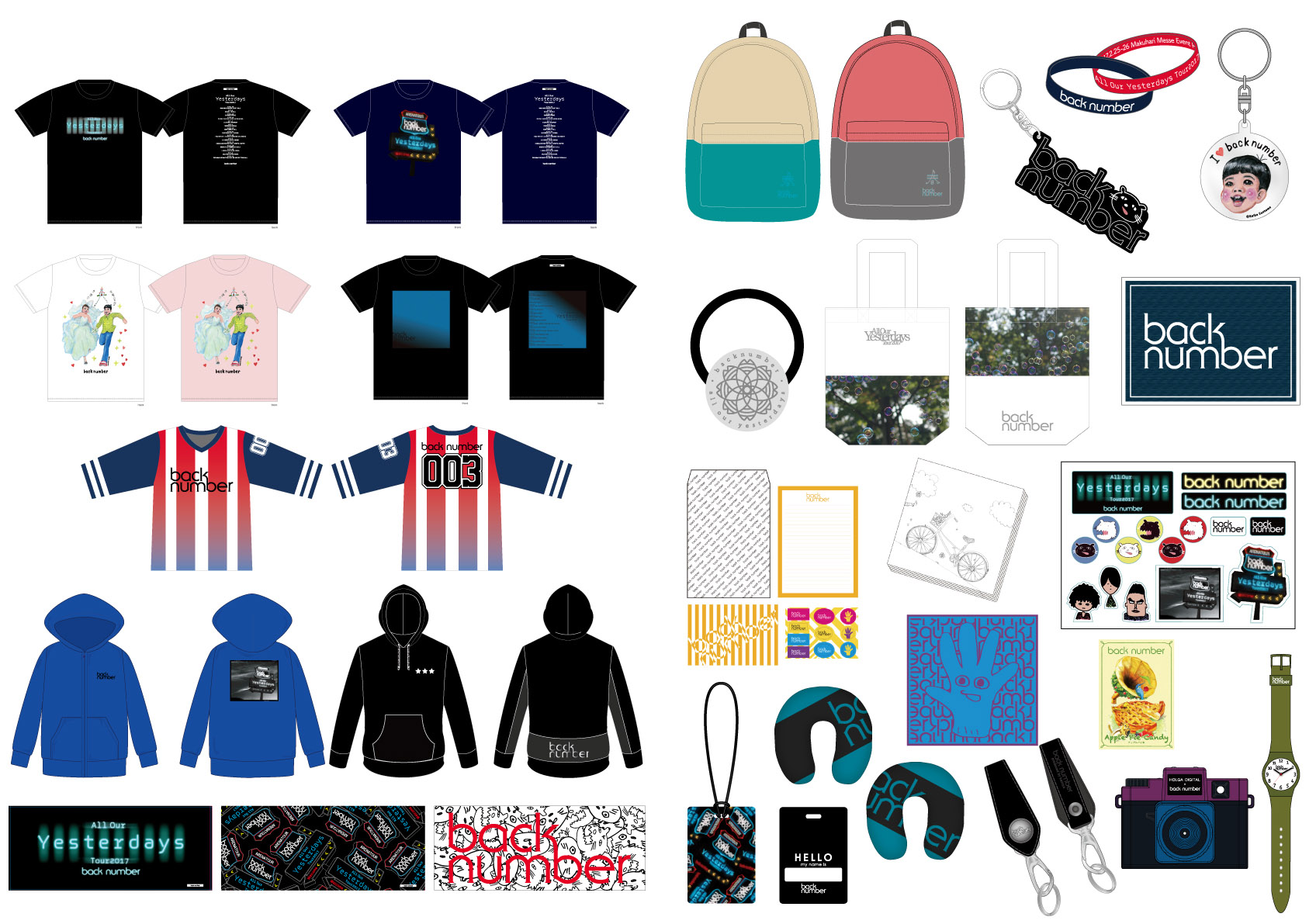 "All Our Yesterdays Tour 2017"ツアーグッズ発表！