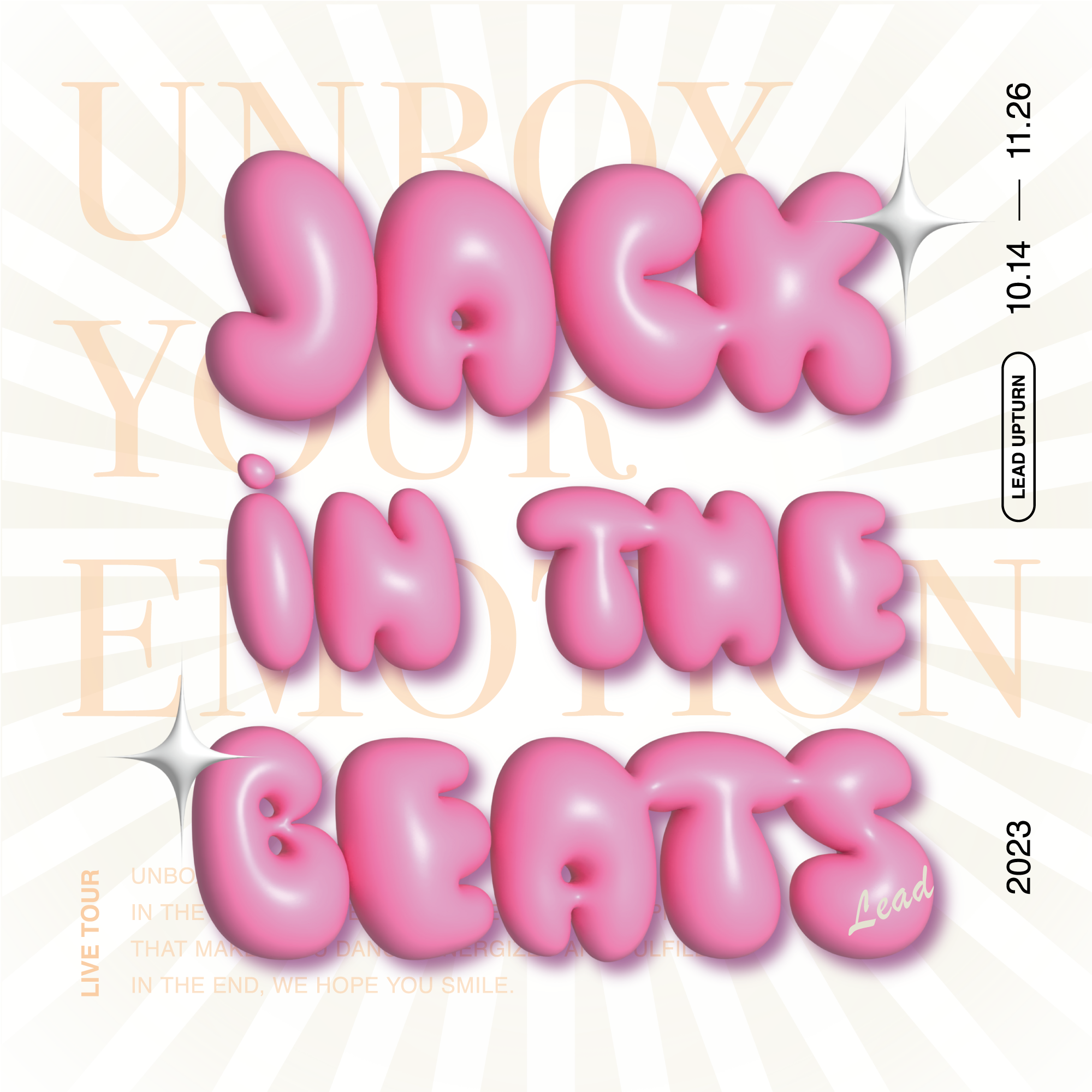 9/5更新]｜東名阪ツアー「Lead Upturn 2023 〜Jack in the Beats 