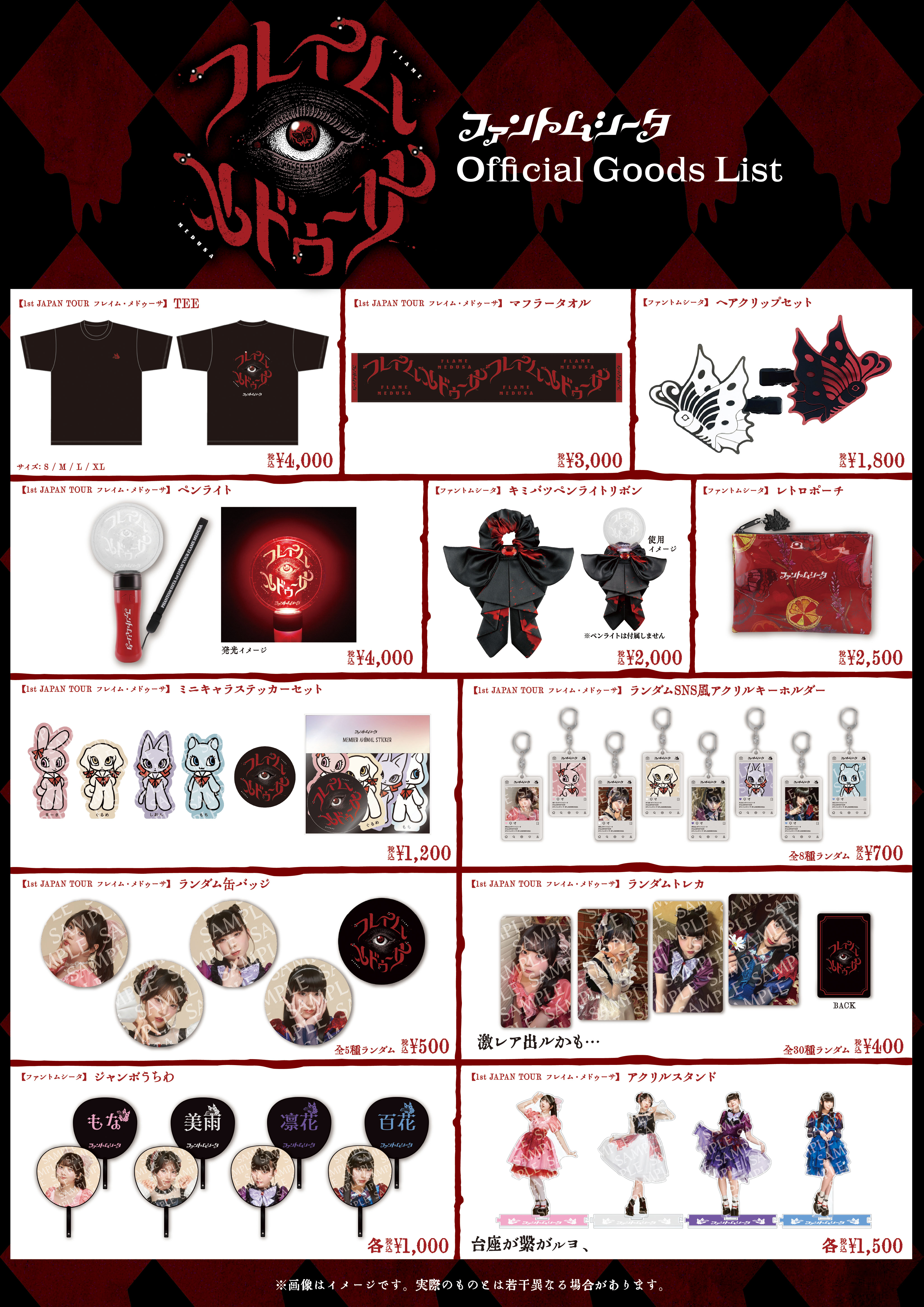 v*o様 ファントムシータ 美雨 サイン トレカ フレイムメドゥーサ フレメド 1st JAPAN TOUR「フレイム・メドゥーサ」オフィシャルグッズ事後
