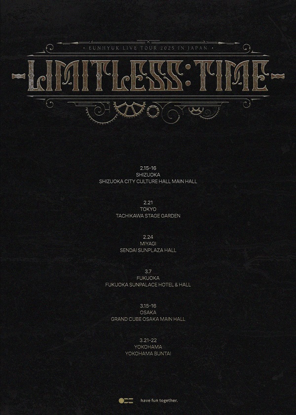 EUNHYUK LIVE TOUR 2025 -Limitless: Time- in Japan