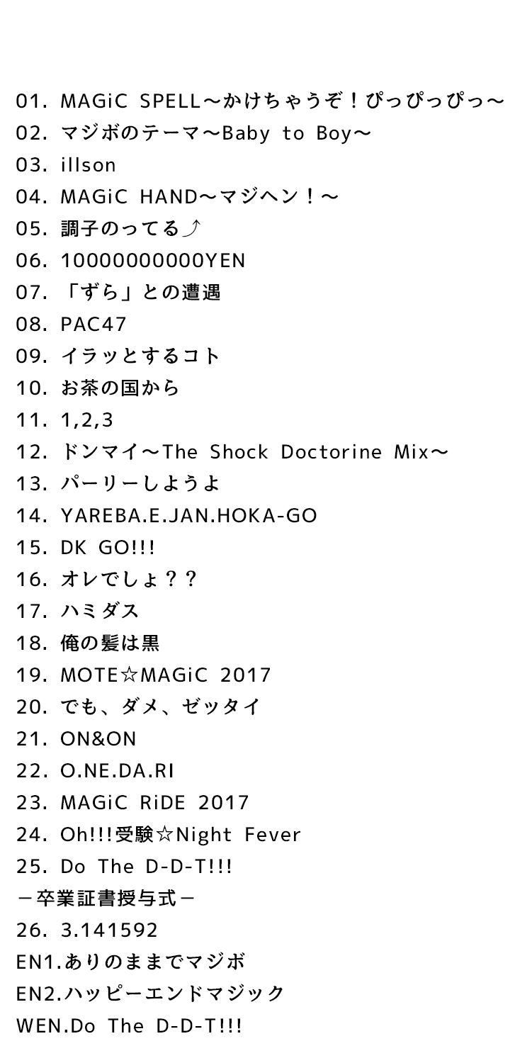 セットリスト