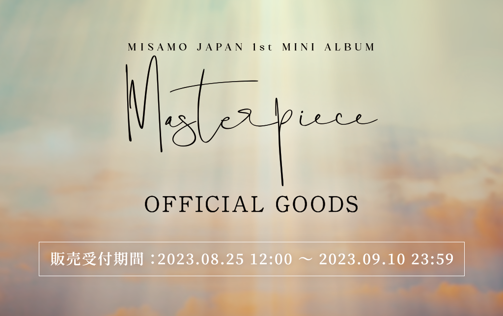MISAMO JAPAN 1st MINI ALBUM 『Masterpiece』